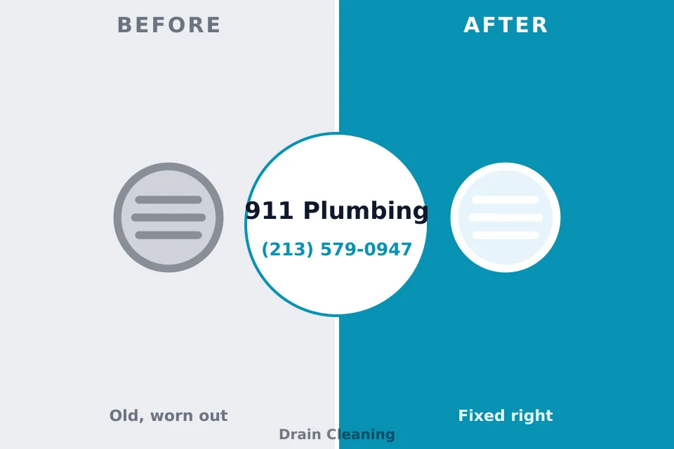 Before and after: plumbing repair Holly Hill, SC